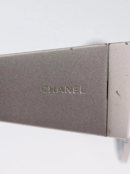 CHANEL Sunglasses metal Silver 06926 45002 CC Auth BA11300 main image 8